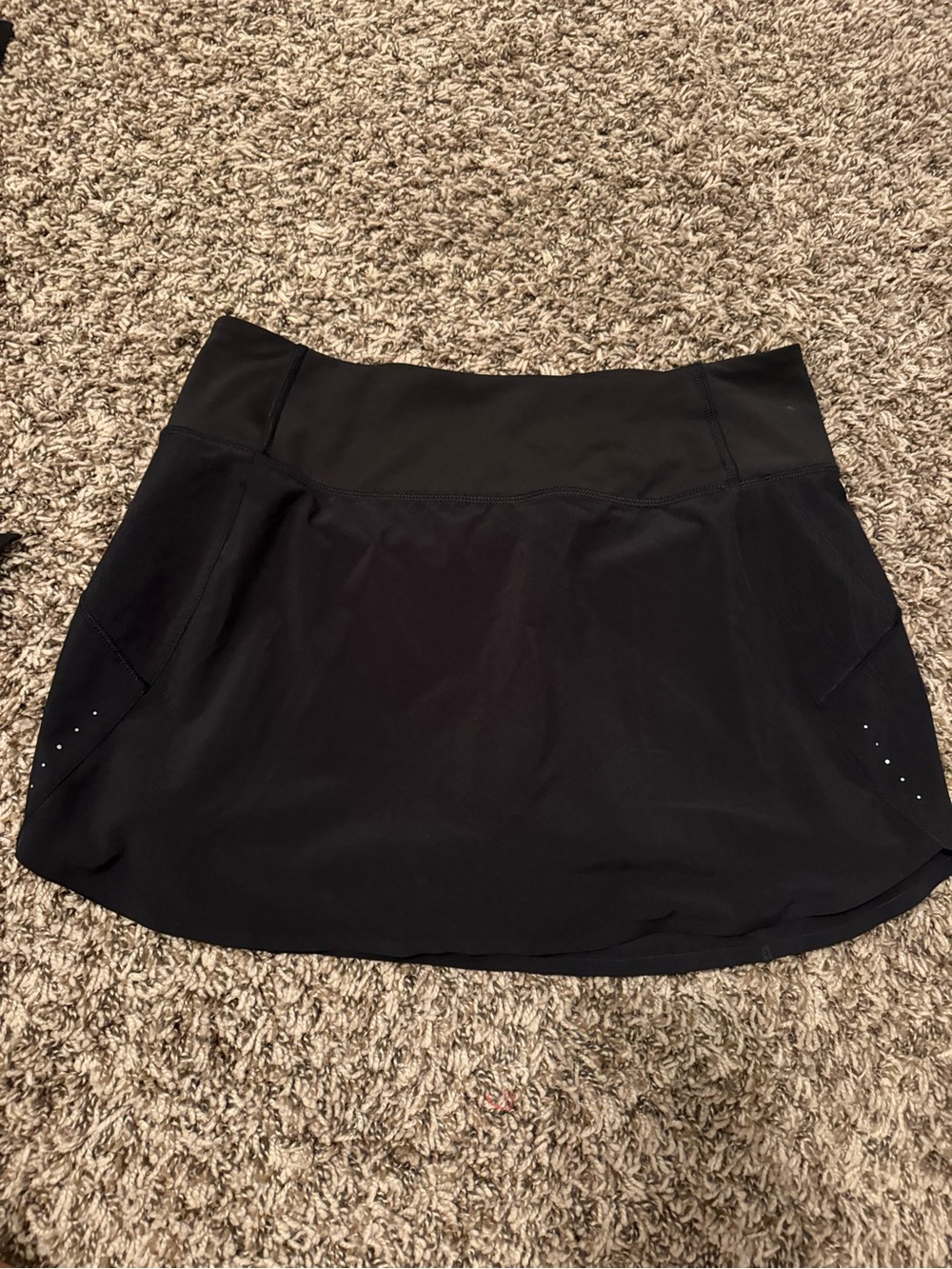 Athleta Black Circle Skort with Pocket Details